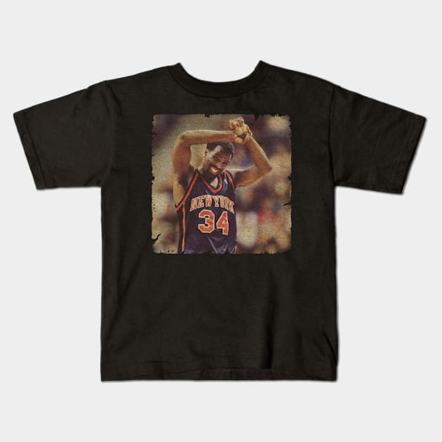 OAKMAN - Charles Oakley Kids T-Shirt by Wendyshopart